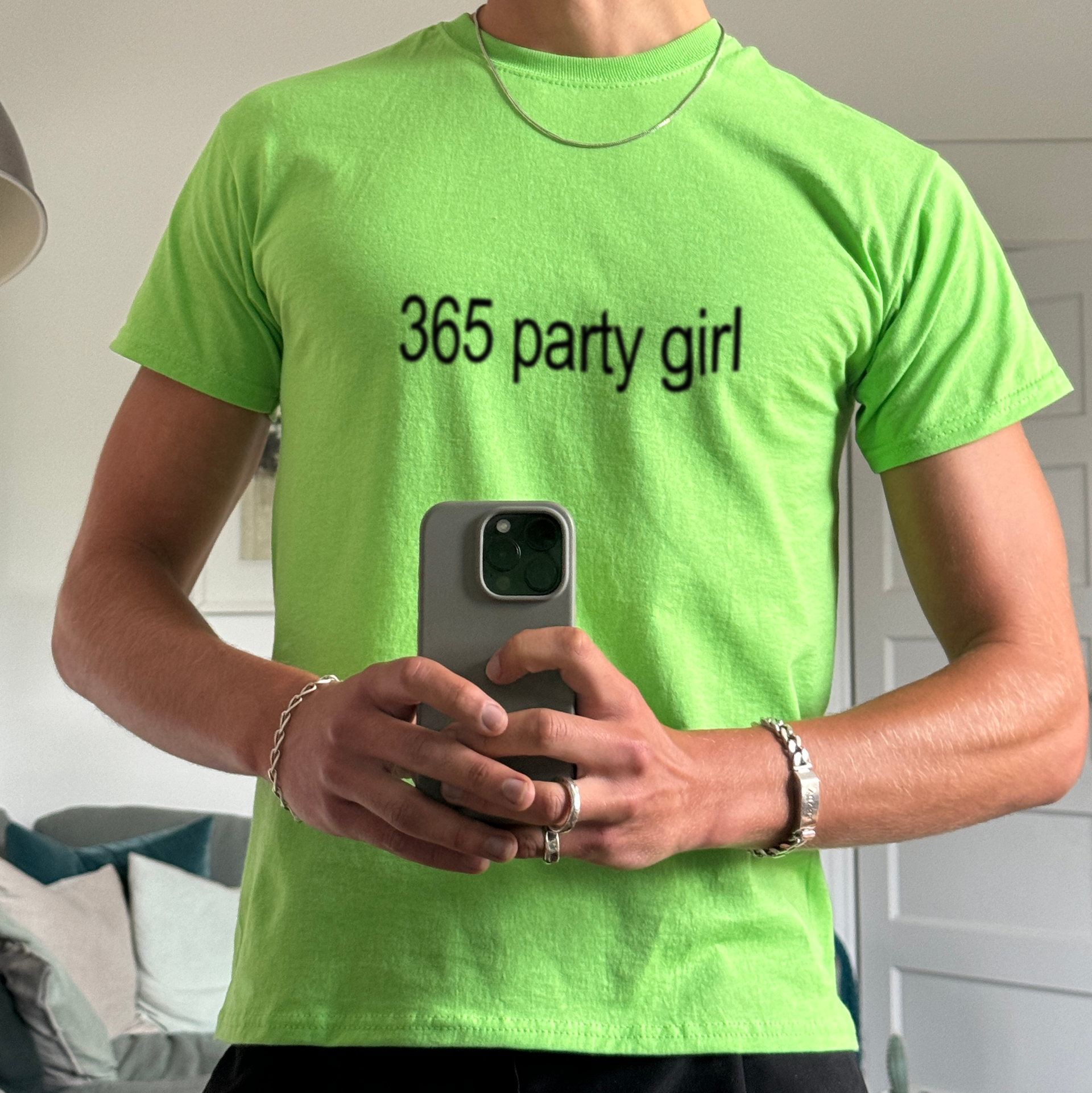 365 party girl' Baby Tee – When In Doubt.
