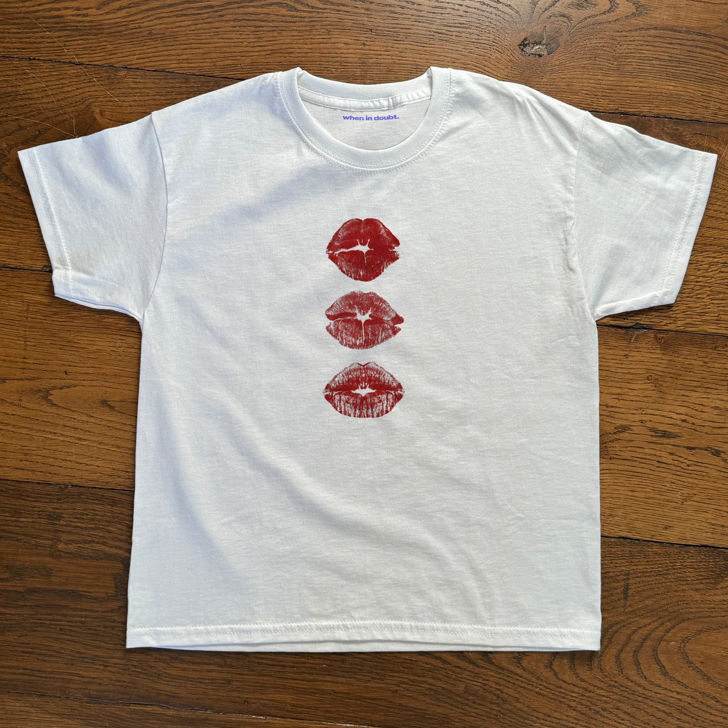 3 Kisses Baby Tee