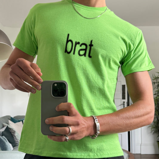 'brat' Baby Tee