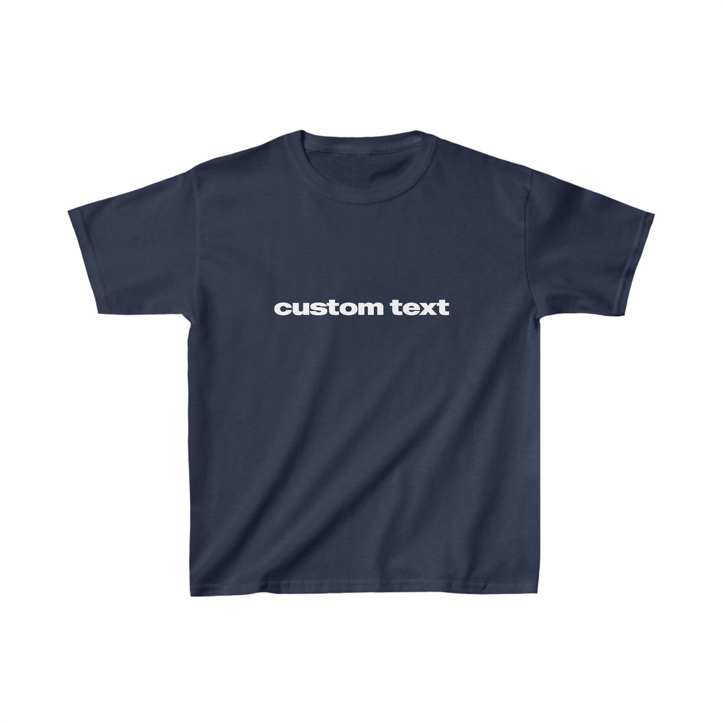 'Custom Text' Baby Tee