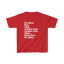 'No Sleep, Bus, Club, Another Club...' Baby Tee.