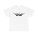 'Hating Pop Music Doesn't Make You Deep' Addison Rae Classic Unisex Tee.