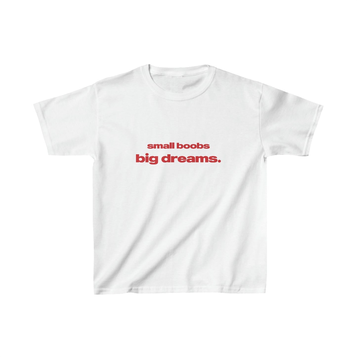 'Small Boobs Big Dreams' Baby Tee