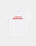 Small Boobs Big Dreams Baby Tee