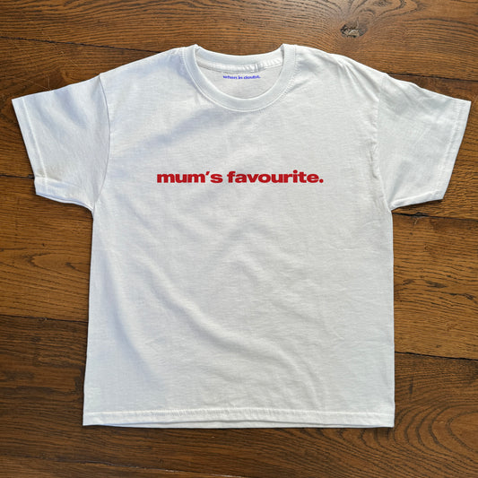 'Mum's Favourite' Baby Tee